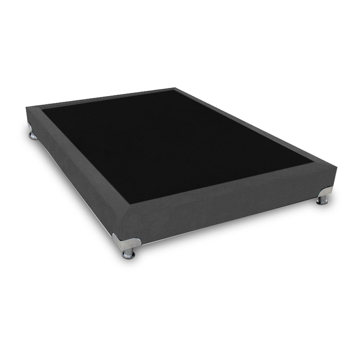 Base Cama Boston Gris 90x30Cm Para Cochón Sencillo 90 X 190 Cm - CAMAS | Bylmo