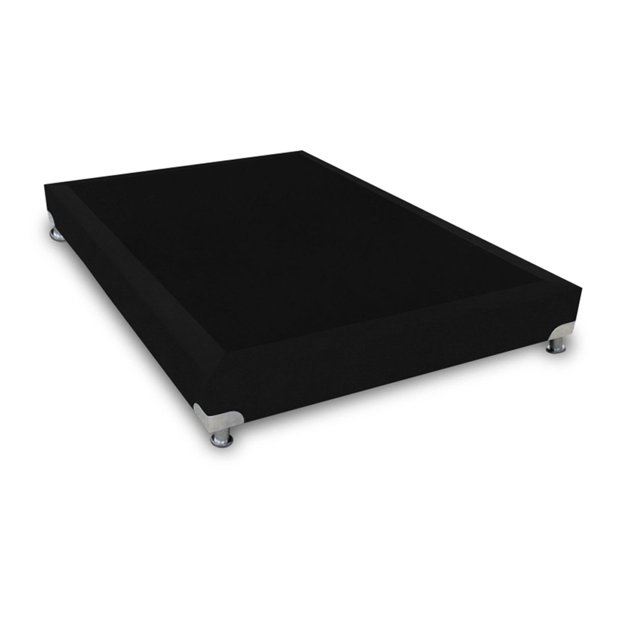 Base Cama Boston Negro 120x30Cm Para Cochón Semidoble 120 X 190 Cm - CAMAS | Bylmo