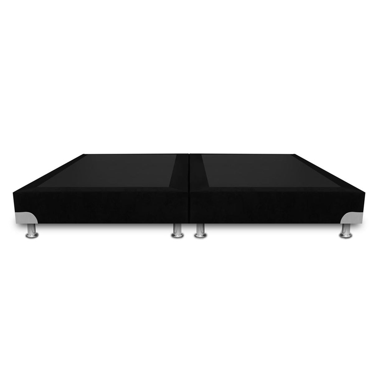Base Cama Dividida Boston Negro 160x30Cm Para Cochón Queen 160 X 190 Cm - CAMAS | Bylmo