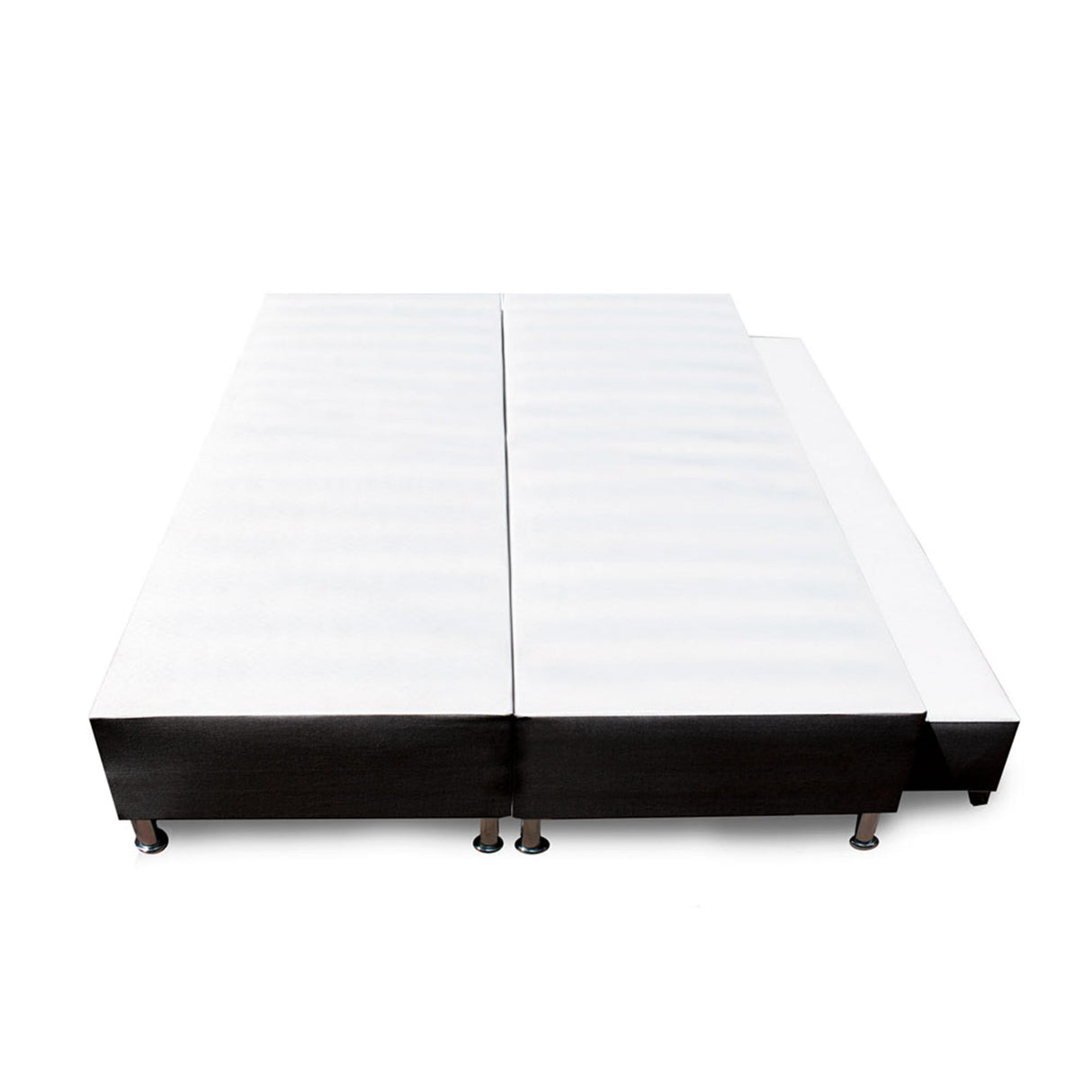 Cama Nido Dividida Negro 120x40Cm Para Cochón Semidoble 120 X 190 Cm - CAMAS | Bylmo