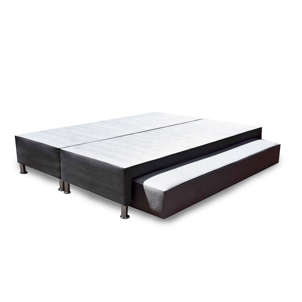 Cama Nido Dividida Gris 140x40Cm Para Cochón Doble 140 X 190 Cm - CAMAS | Bylmo