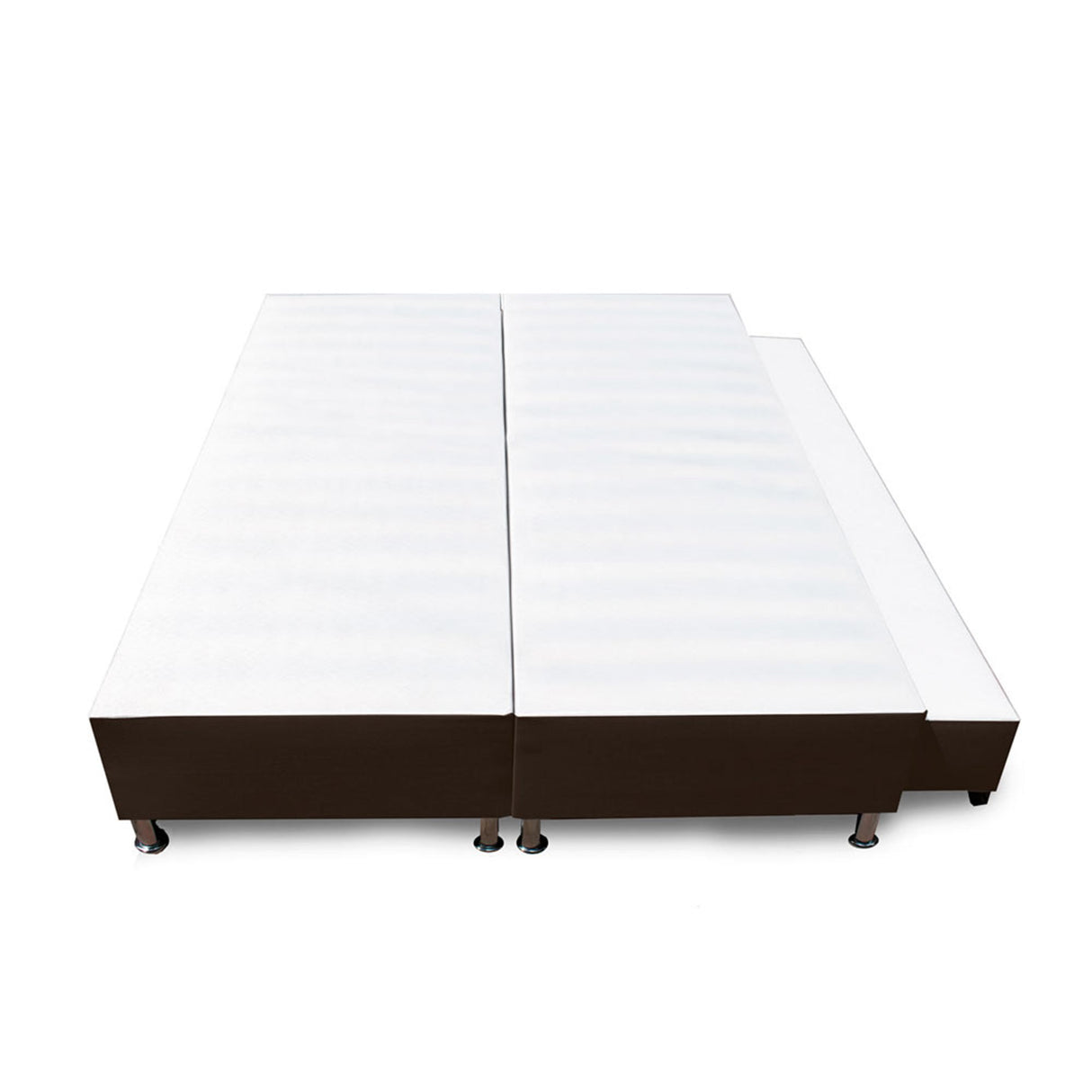 Cama Nido Dividida Cafe 160x40Cm Para Cochón Queen 160 X 190 Cm - CAMAS | Bylmo