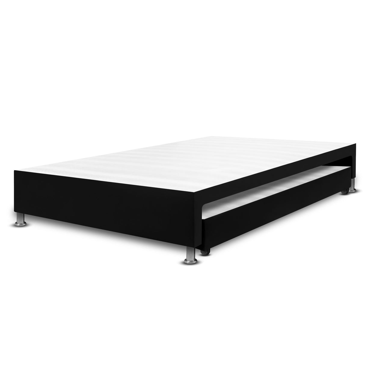 Cama Nido Duplex Negro 90x40Cm Para Cochón Sencillo 90 X 190 Cm - CAMAS | Bylmo