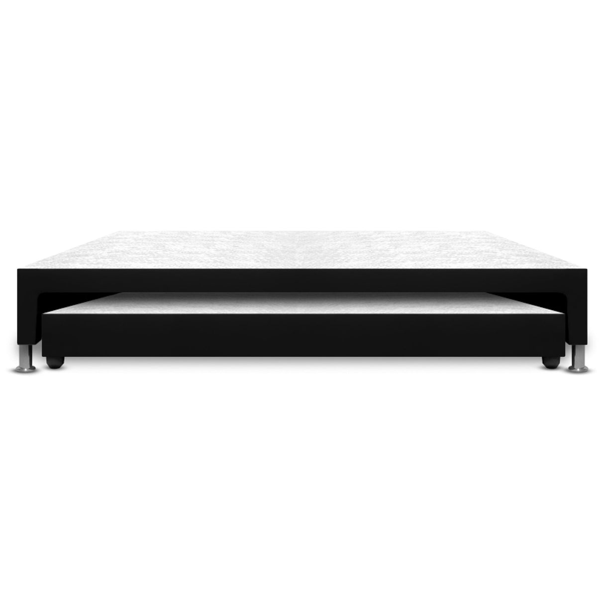 Cama Nido Duplex Negro 120x40Cm Para Cochón Semidoble 120 X 190 Cm - CAMAS | Bylmo