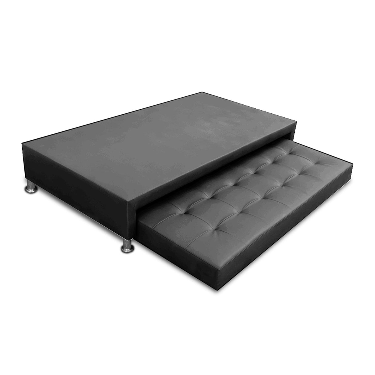 Cama Nido Jafar Gris 90x40Cm Para Cochón Sencillo 90 X 190 Cm - CAMAS | Bylmo