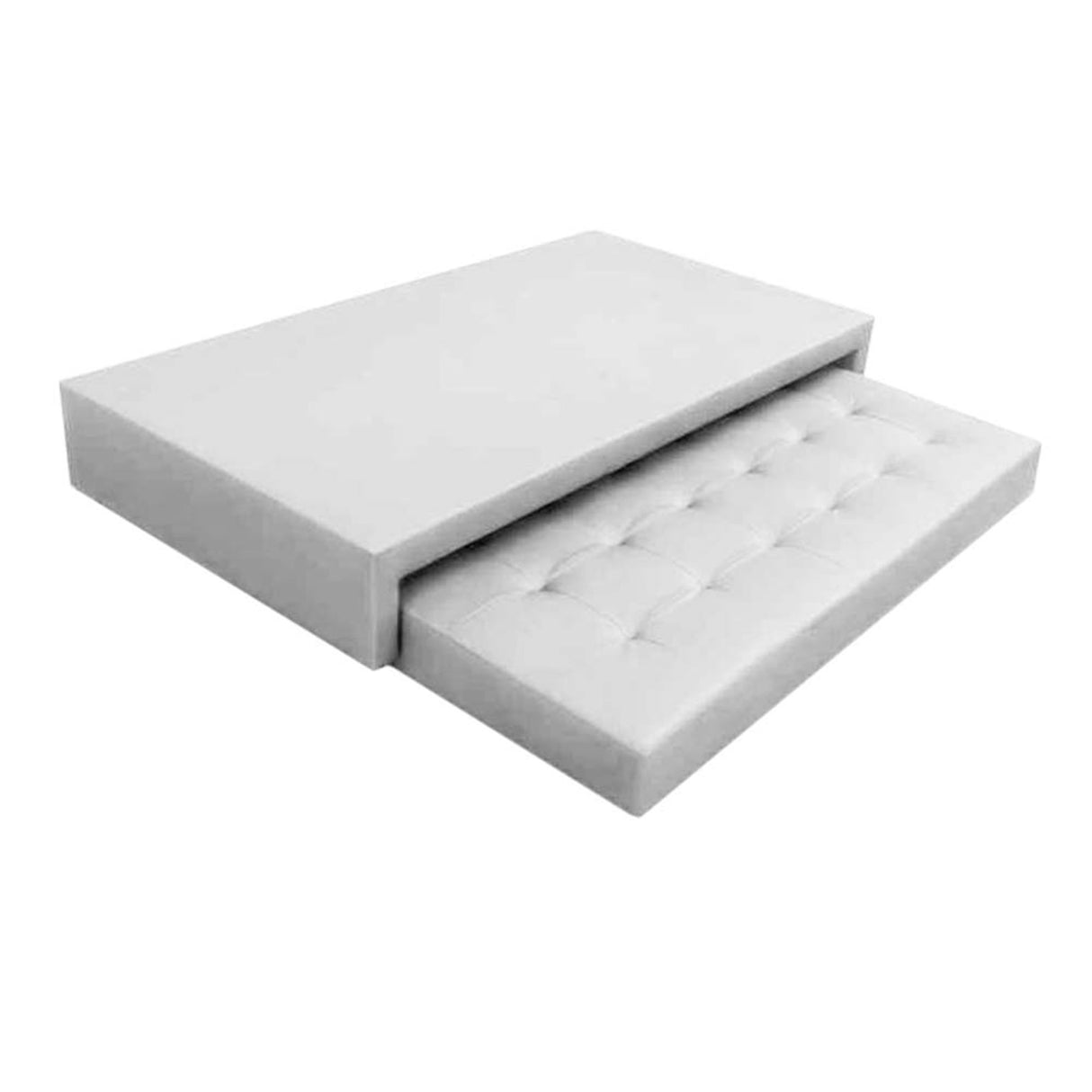 Cama Nido Jafar Blanco 120x40Cm Para Cochón Semidoble 120 X 190 Cm - CAMAS | Bylmo
