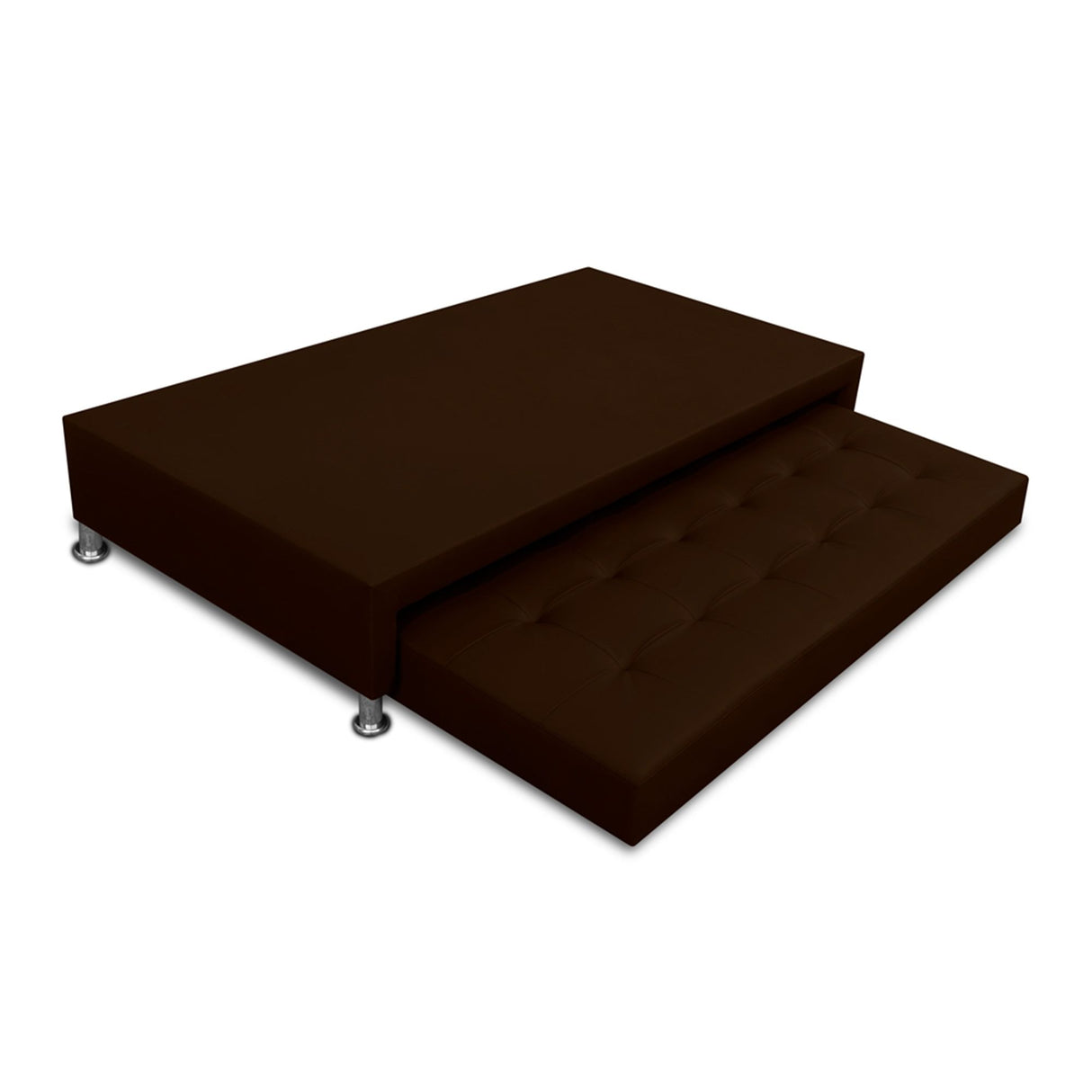 Cama Nido Jafar Cafe 120x40Cm Para Cochón Semidoble 120 X 190 Cm - CAMAS | Bylmo