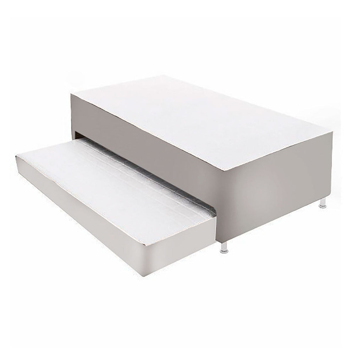 Cama Nido Duplex Blanco 100x48Cm Para Cochón Sencillo 100 X 190 Cm con Colchones Incorporados - CAMAS | Bylmo