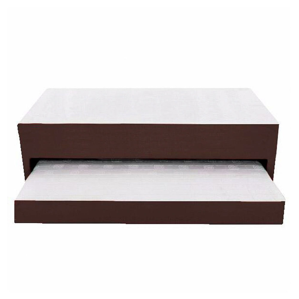 Cama Nido Duplex Cafe 120x48Cm Para Cochón Semidoble 120 X 190 Cm con Colchones Incorporados - CAMAS | Bylmo