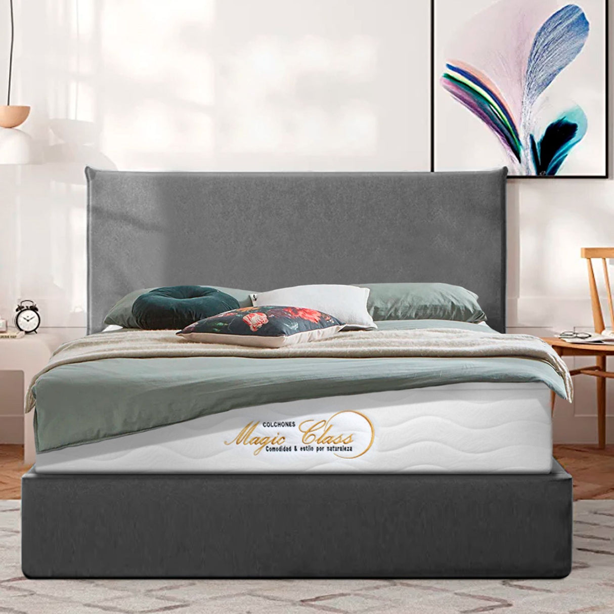 Colchón Everest Resortado Sencillo 90x190 Cm Ortopedico Doble Faz con Pillow Doble - COLCHONES | Bylmo