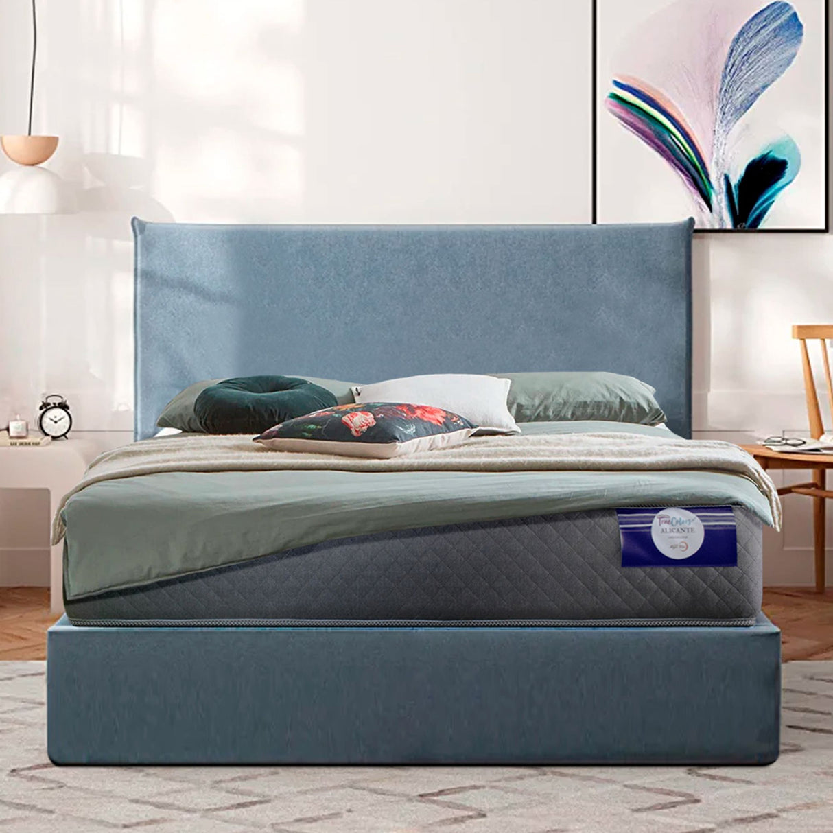 Colchón Alicante Sencillo 100x190 Cm Ortopedico Doble Faz con Pillow Doble - COLCHONES | Bylmo
