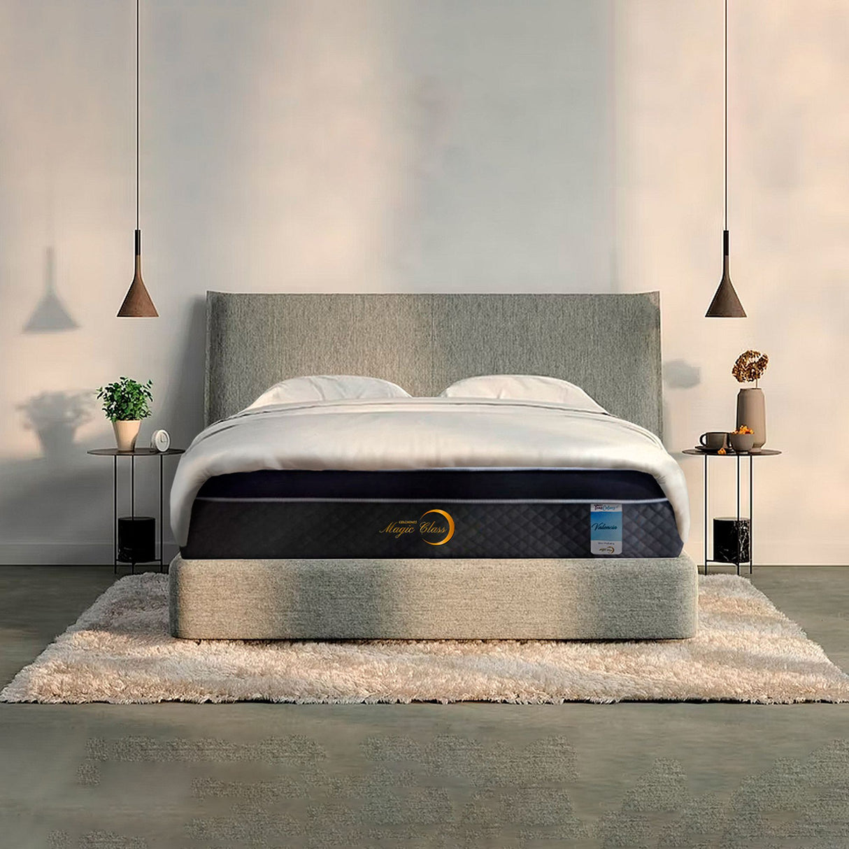 Colchón Valencia Semidoble 120x190 Cm Ortopedico con Pillow Sencillo - COLCHONES | Bylmo