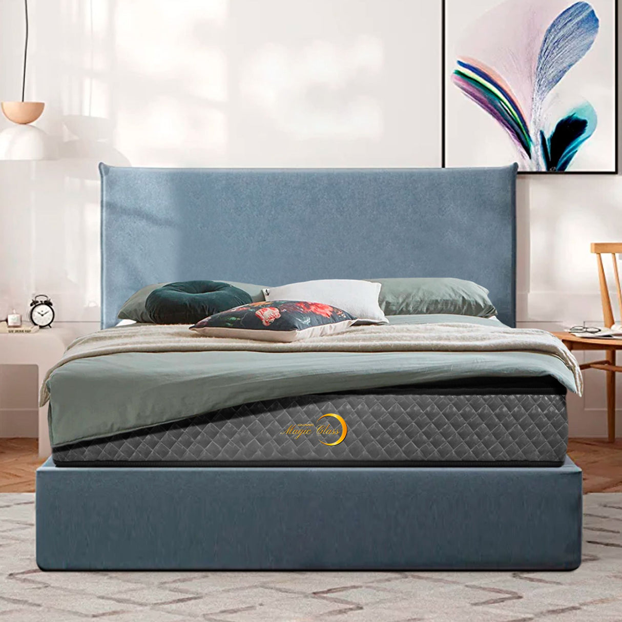 Colchón Poliespán Sencillo 100x190 Cm Ortopedico Doble Faz con Pillow Doble - COLCHONES | Bylmo