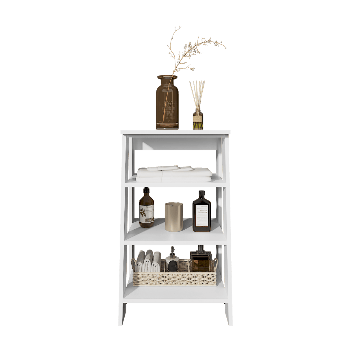 Organizador de Baño St Lucia Blanco 44x75.6cm con Tres Entrepaños - OTROS MUEBLES PARA BANHO | Bylmo