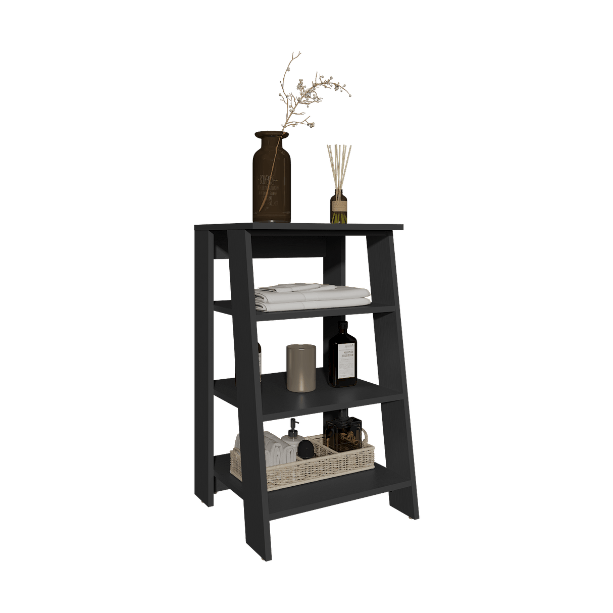 Organizador de Baño St Lucia Wengue 44x75.6cm con Tres Entrepaños - OTROS MUEBLES PARA BANHO | Bylmo