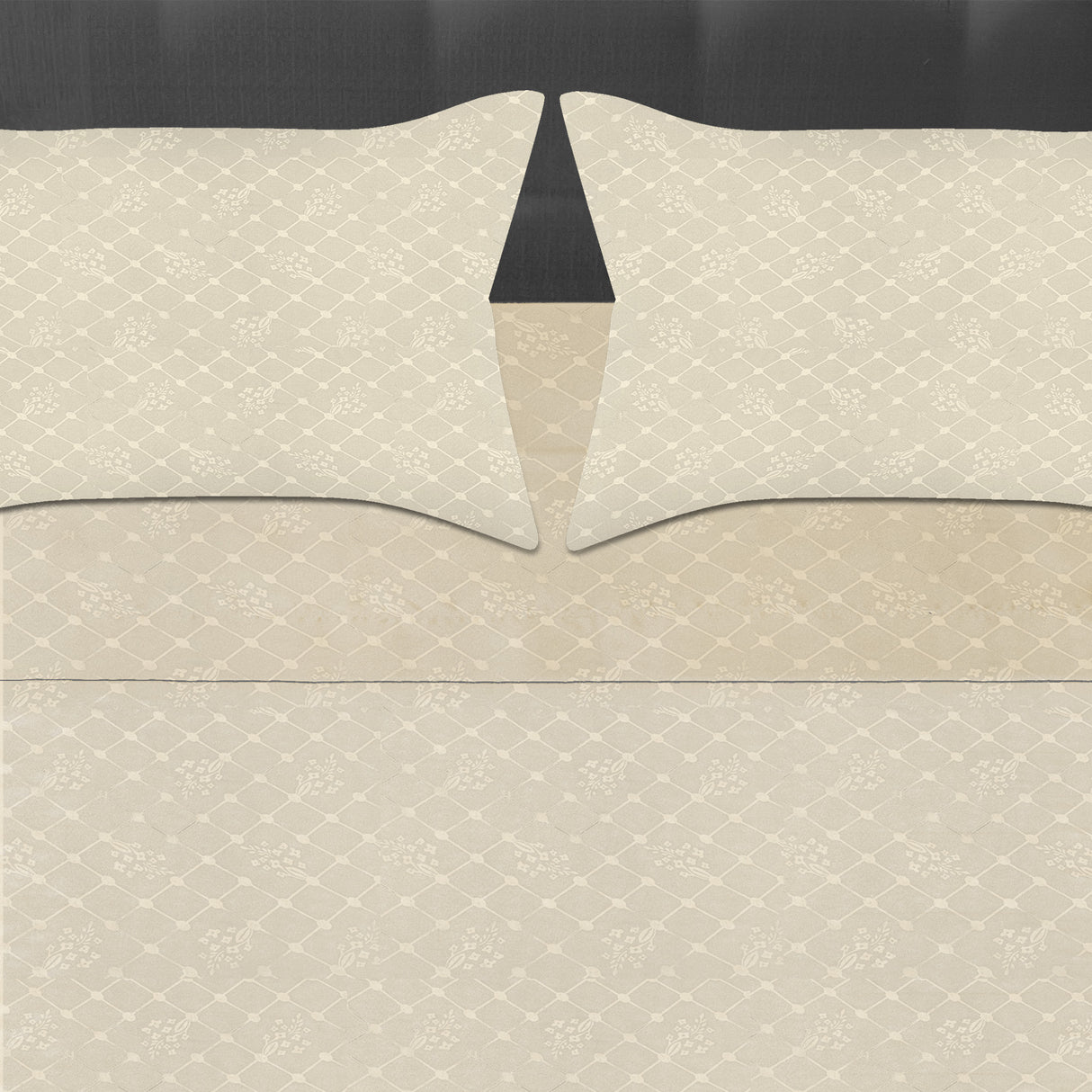 Juego de Sabanas Beige para Cama King 200 X 200 Cm Hipoelergénicas y Antiácaros - SABANAS | Bylmo