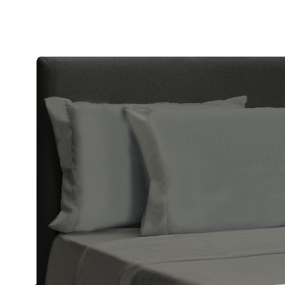Juego de Sabanas Gris para Cama Semidoble 120 X 190 Cm Hipoelergénicas y Antiácaros - SABANAS | Bylmo