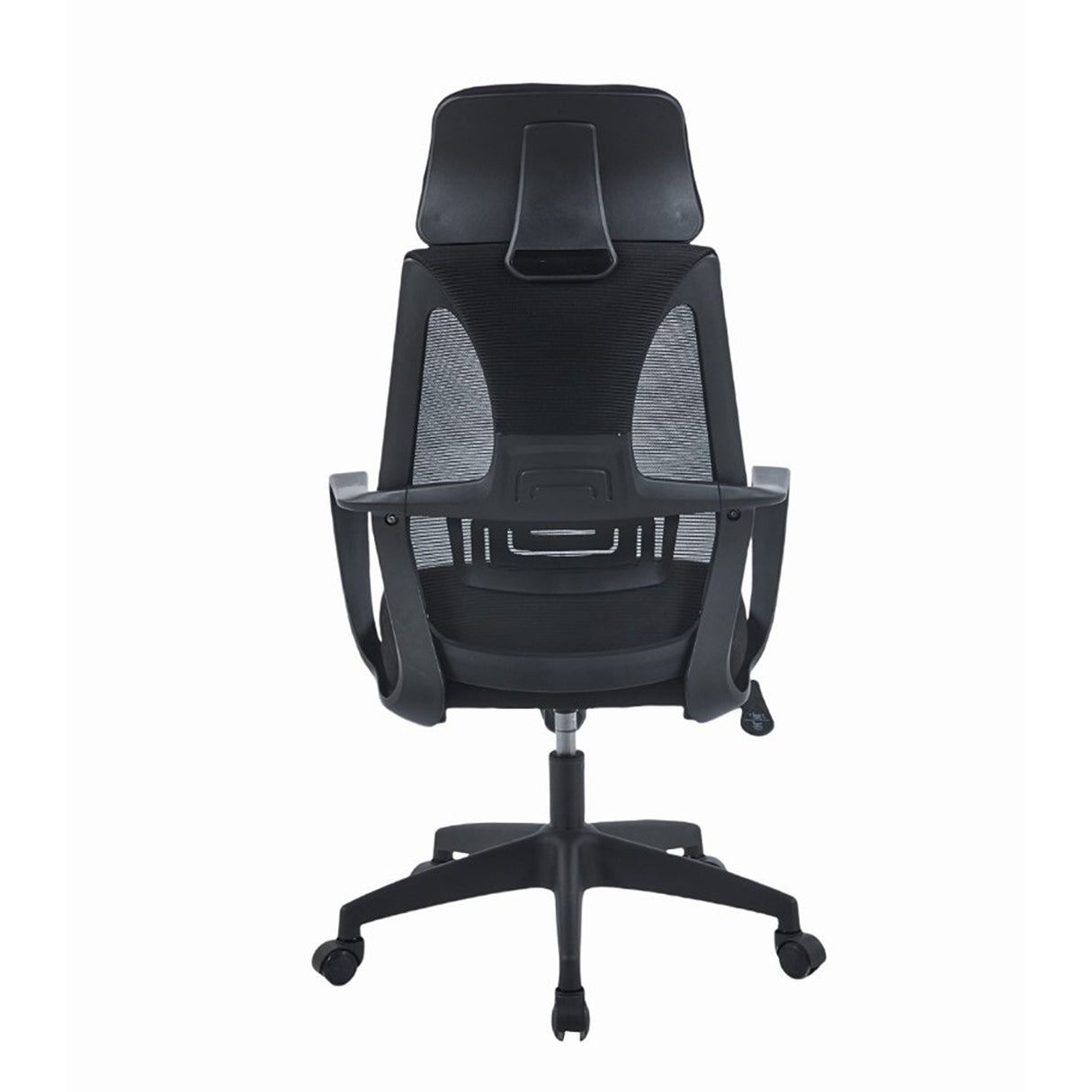 Silla Gerencial Diamante Negro 50x95cm con Apoya Cabezas
