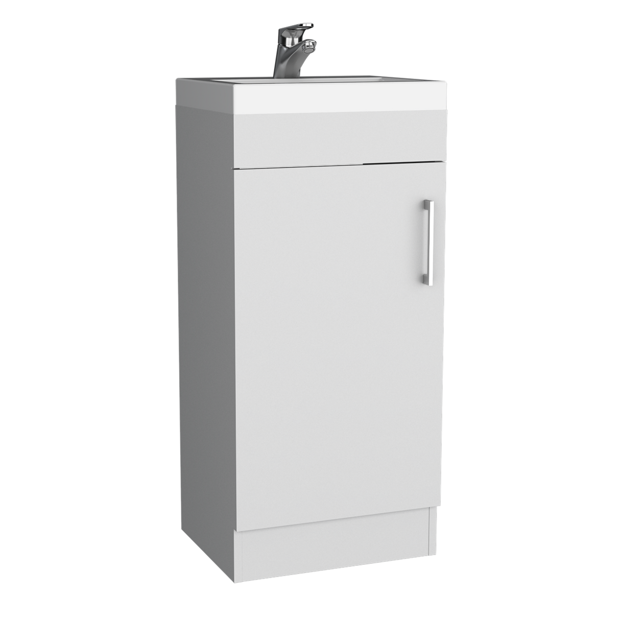 Mueble para Lavamanos Madrid Blanco 40x83cm con Lavamanos - MUEBLES PARA LAVAMANOS | Bylmo