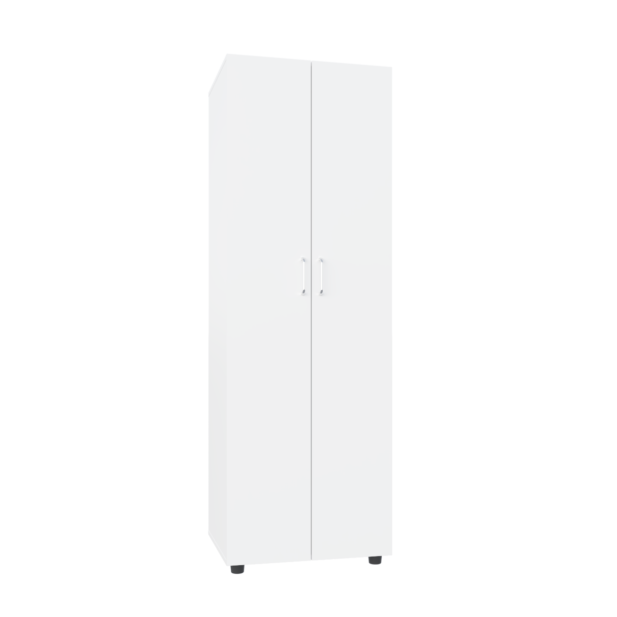 Closet Aurora Blanco 60x180cm Sin Cajones y Dos Puertas - CLOSETS | Bylmo