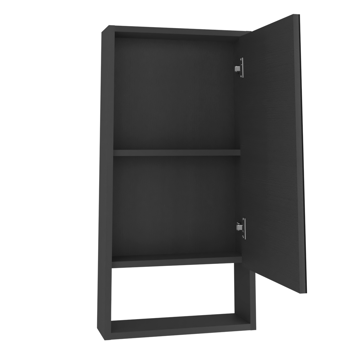 Gabinete de Baño Rectangular Mariana Wengue 45.5x90cm Con Espejo y Dos Entrepaños - GABINETES DE BANHO | Bylmo