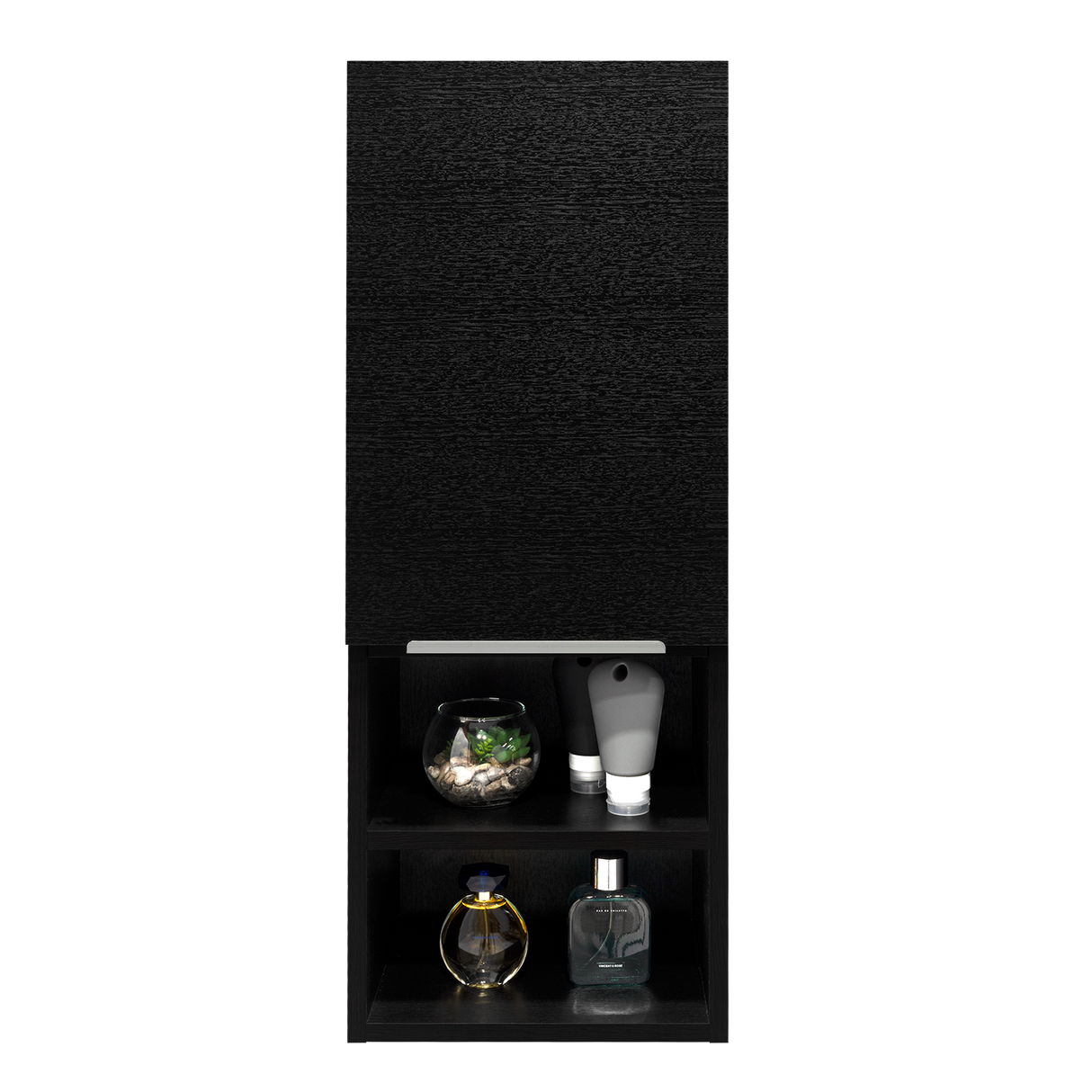 Gabinete de Baño Rectangular Mila Wengue 30x81.7cm Con Tres Entrepaños - GABINETES DE BANHO | Bylmo