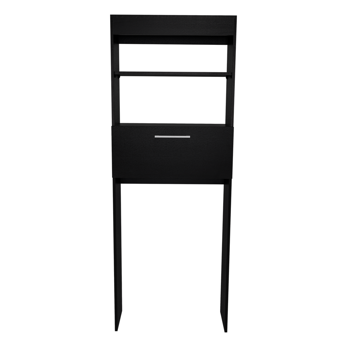 Organizador de Baño Manchester Wengue 63.2x170.6cm Con Patas y Dos Entrepaños - OTROS MUEBLES PARA BANHO | Bylmo