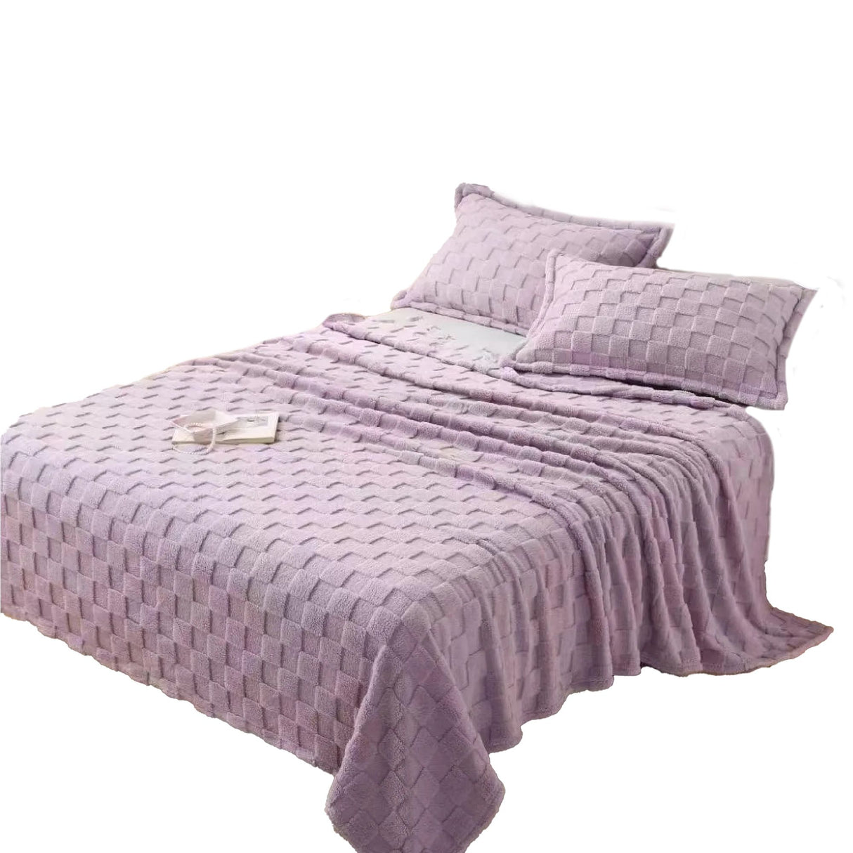 Cobija Ártica Fondo Entero Morado 180x200cm Muy Suave y Ligera - COBIJAS Y MANTAS | Bylmo