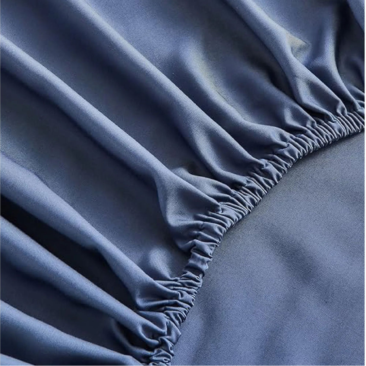 Sabana Bamboo Azul 220x220cm Fondo Entero de 230 Hilos - SABANAS | Bylmo