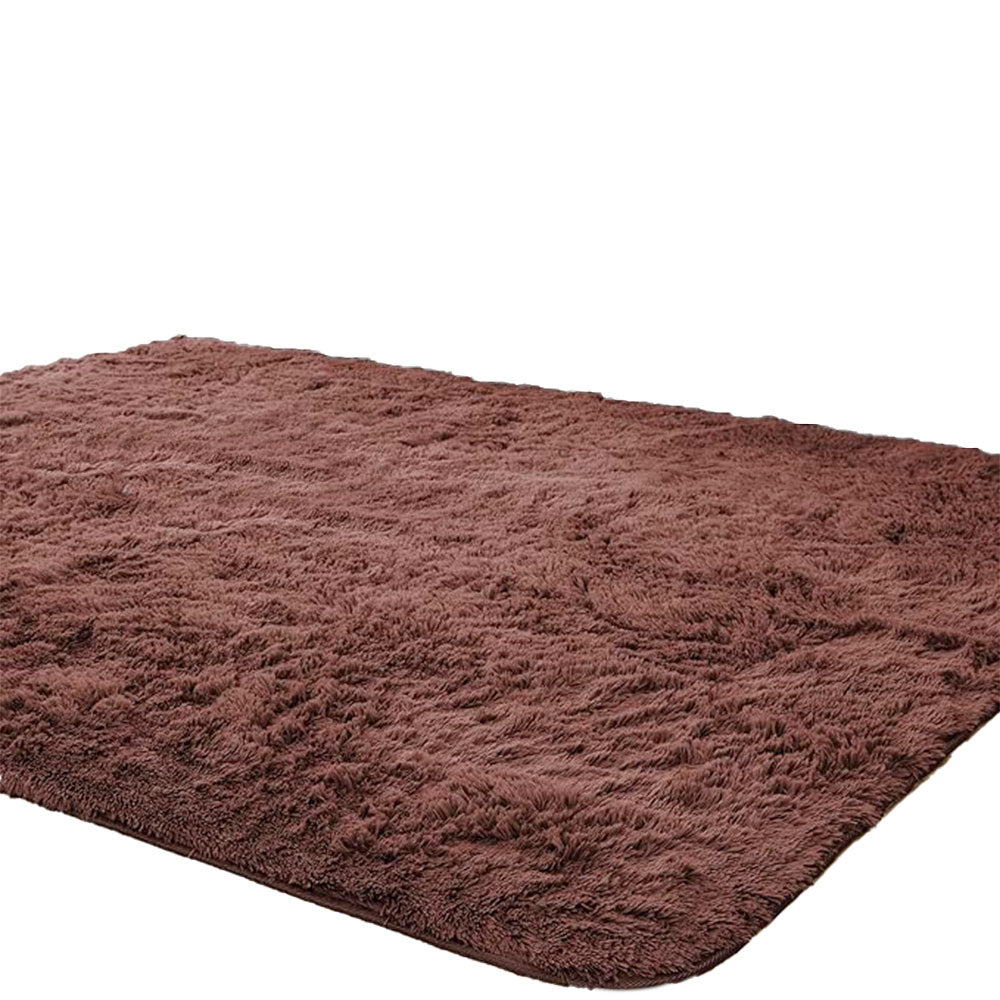 Tapete de Sala Terciopelo Cafe 200x150cm Fondo Entero - TAPETES Y ALFOMBRAS | Bylmo