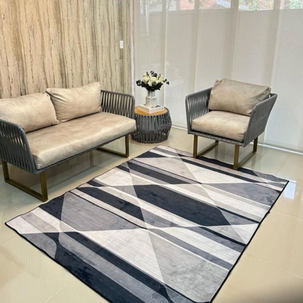 Tapete de Sala Persa Azul 200x150cm de Figuras Geometricas - TAPETES Y ALFOMBRAS | Bylmo