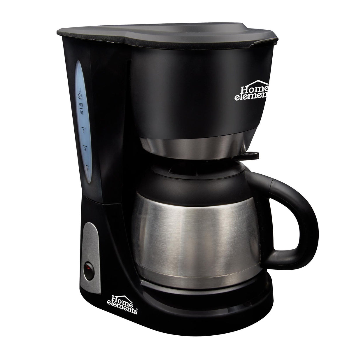 Cafetera Eléctrica Negro y Plateado 19x30cm Con Sistema Antigoteo Para 10 Tazas - CAFETERAS ELECTRICAS | Bylmo