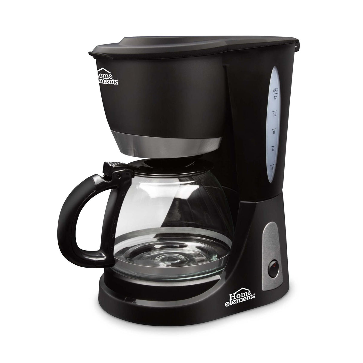 Cafetera Eléctrica Negro y Plateado 19x30cm Con Sistema Antigoteo Para 12 Tazas - CAFETERAS ELECTRICAS | Bylmo