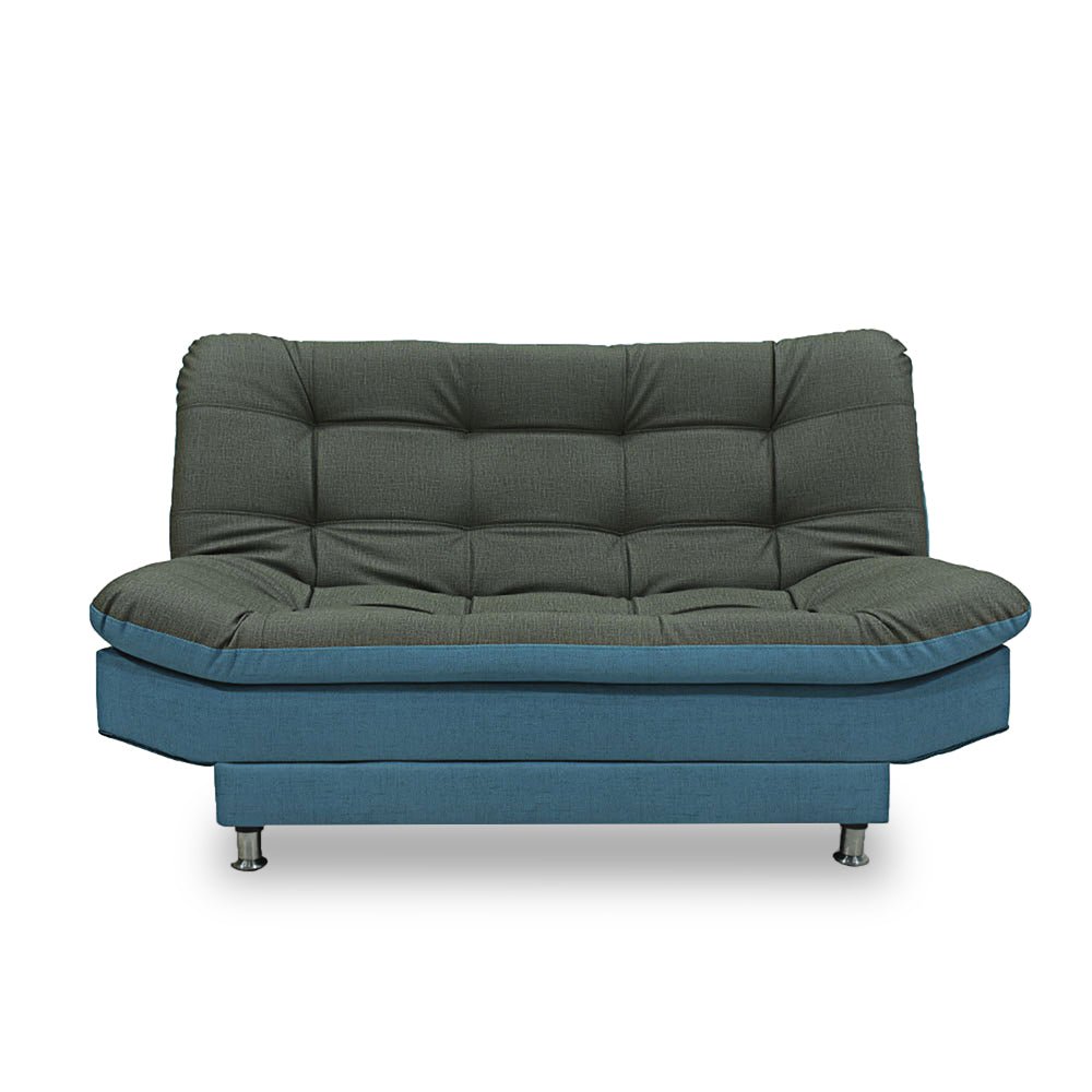 Sofacama Moltochic Gris Azul 120x90cm De Cuatro Puestos Reclinable - SOFAS Y POLTRONAS | Bylmo