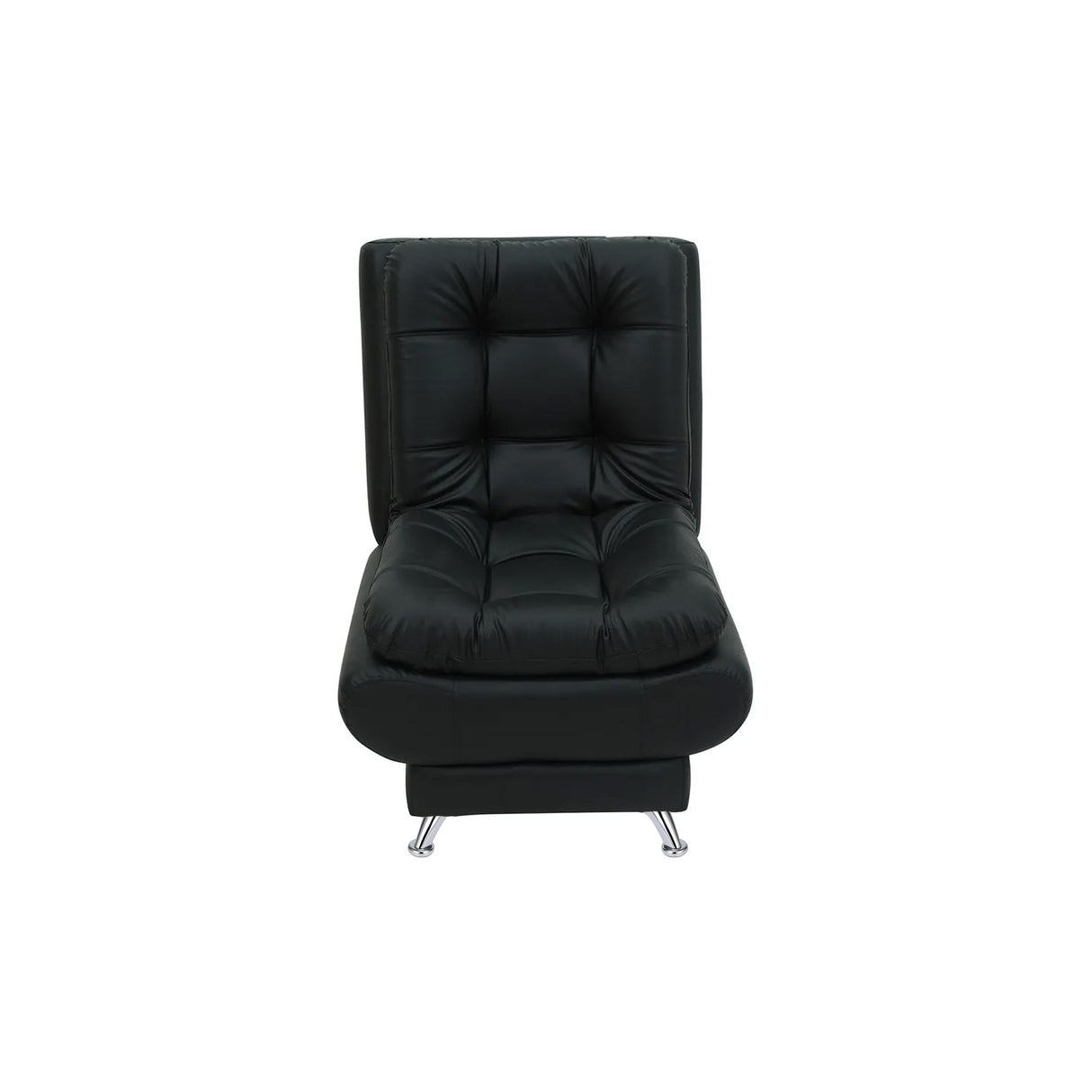 Sala Damasco Negro 150x40cm De Cuatro Puestos Con Sofacama Sillas Auxiliares y Puff - SOFAS Y POLTRONAS | Bylmo