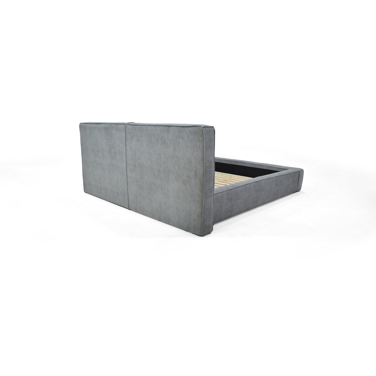 Cama Lennon Plata 210x92cm para Colchón Queen 160 X 190 Cm con Cabecero - CAMAS | Bylmo
