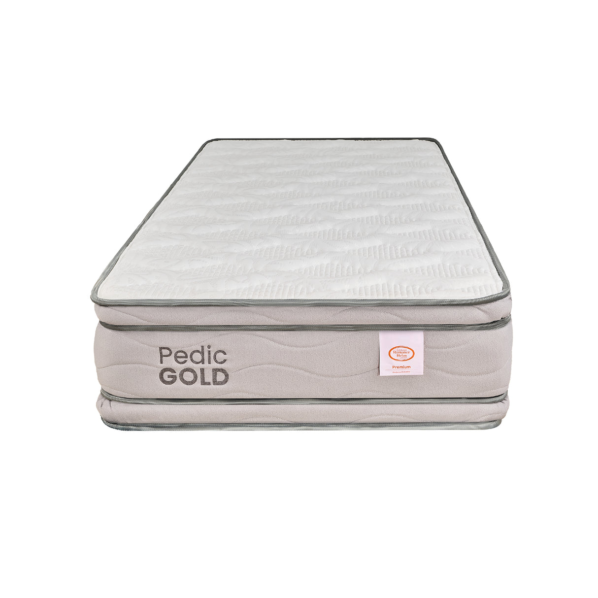 Colchón Firme Pedic Gold Blanco Sencillo 100x190cm Ortopedico con Pillow Doble - COLCHONES | Bylmo