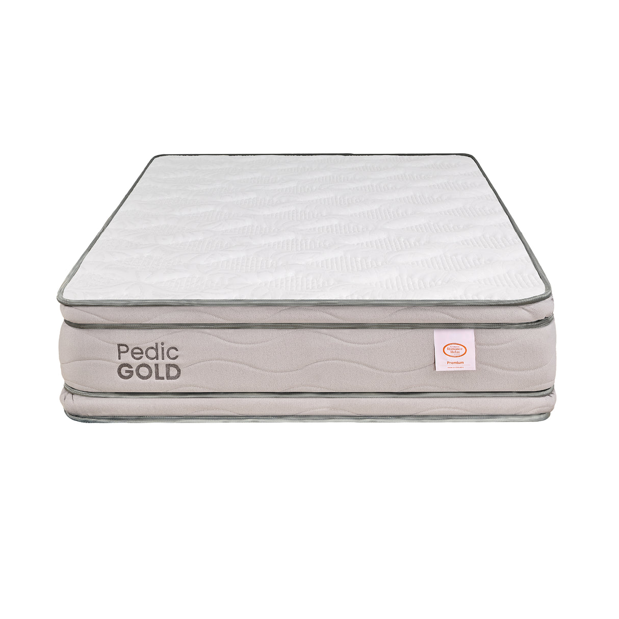 Colchón Firme Pedic Gold Blanco King 200x200cm Ortopedico con Pillow Doble - COLCHONES | Bylmo