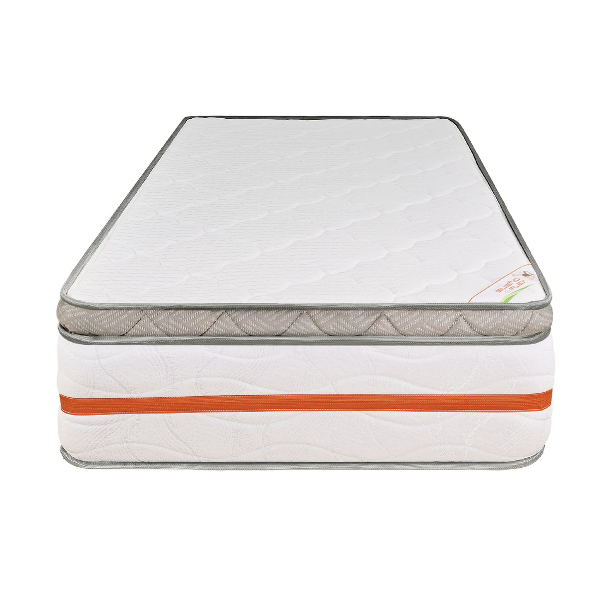 Colchón Firme Cromo Pro Blanco Sencillo 100x190cm Ortopedico con Pillow Sencillo - COLCHONES | Bylmo