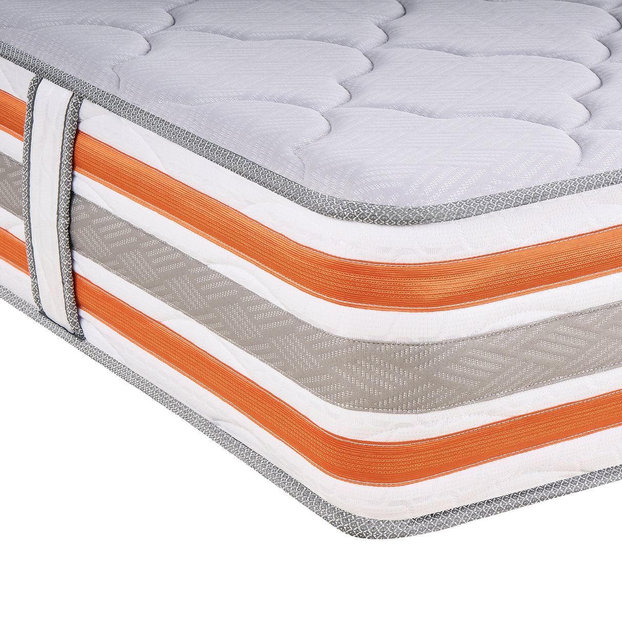Colchón Firme Concord Pedic Gris Claro King 200x190cm Ortopedico - COLCHONES | Bylmo