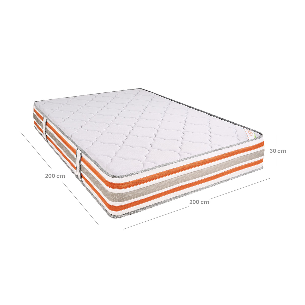 Colchón Firme Concord Pedic Gris Claro King 200x190cm Ortopedico - COLCHONES | Bylmo