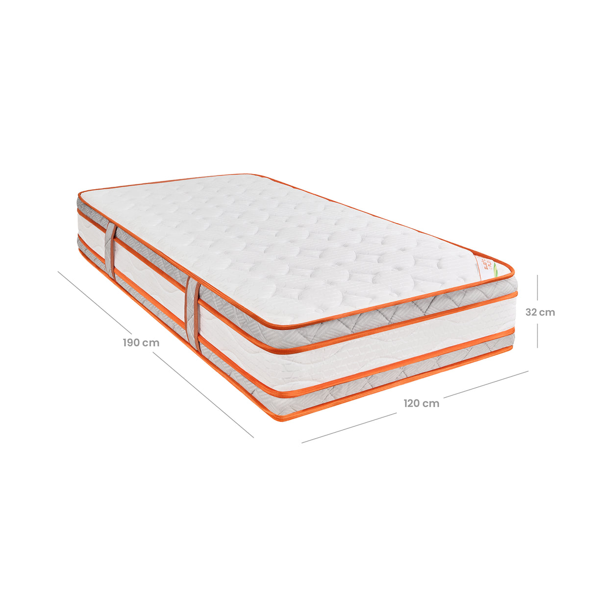 Colchón Medio Firme Pro Resor Blanco Semidoble 120x190cm Semiortopedico con Pillow Doble - COLCHONES | Bylmo