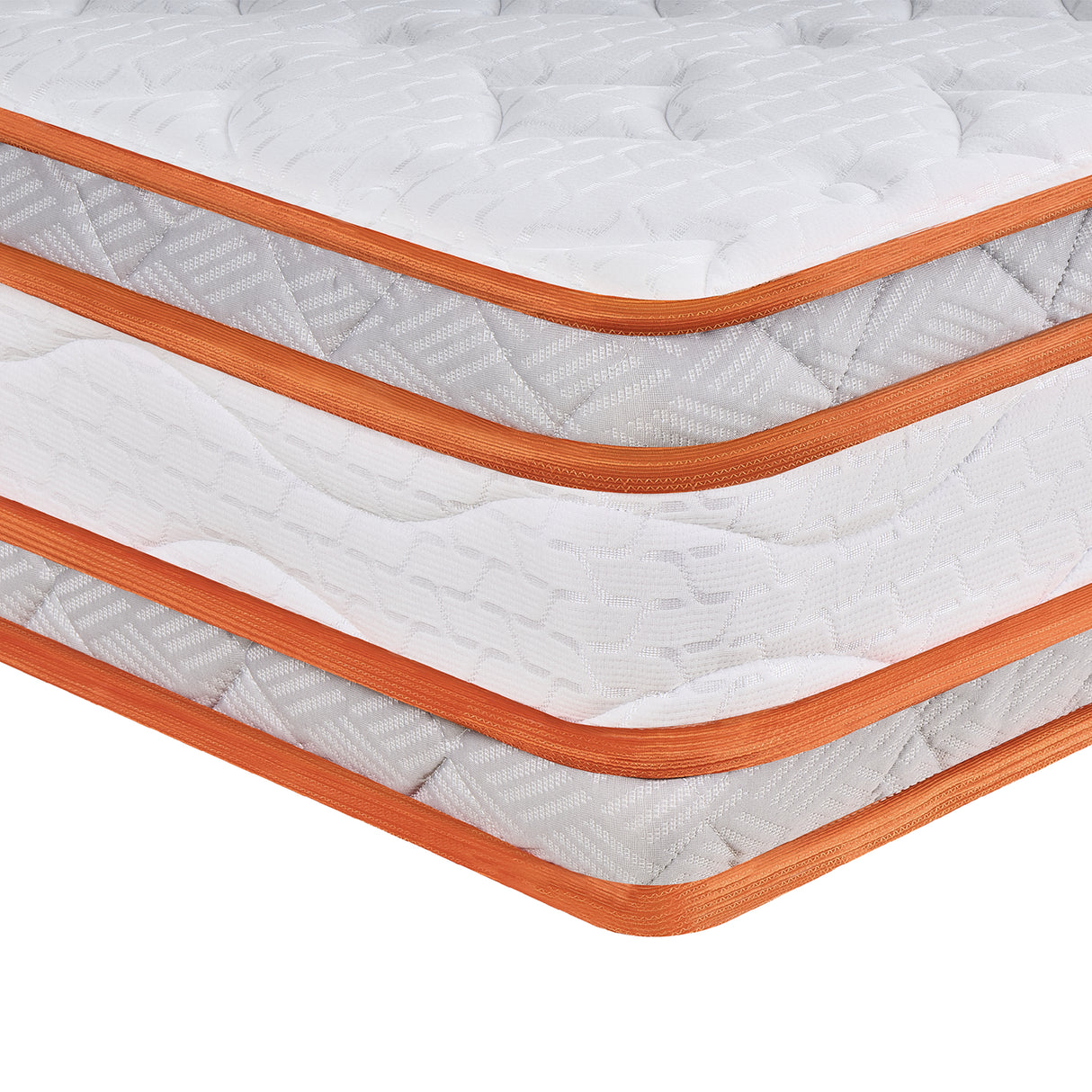 Colchón Medio Firme Pro Resor Blanco Queen 160x190cm Semiortopedico con Pillow Doble - COLCHONES | Bylmo