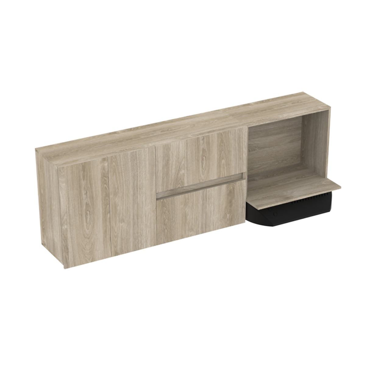 Mueble Superior de Cocina Zafiro Austral 180x65cm Con Espacio para Extractor y Microondas - MUEBLES SUPERIORES DE COCINA | Bylmo