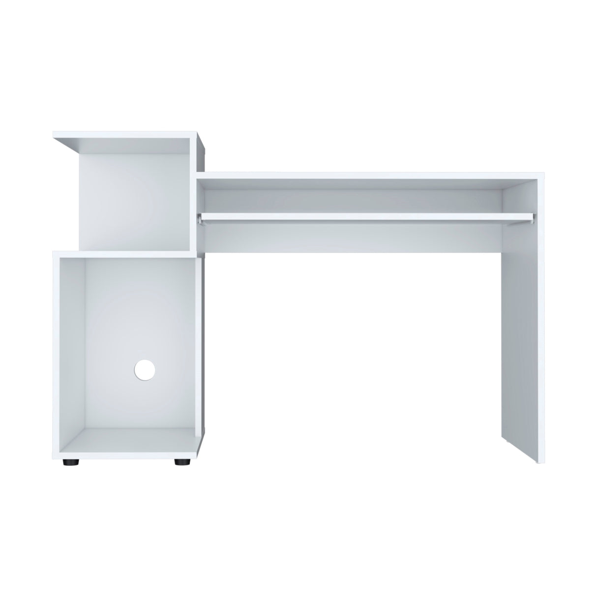 Combo Escritorio y Biblioteca Atlanter Rovere 120x81.5cm sin Cajones - ESCRITORIOS | Bylmo