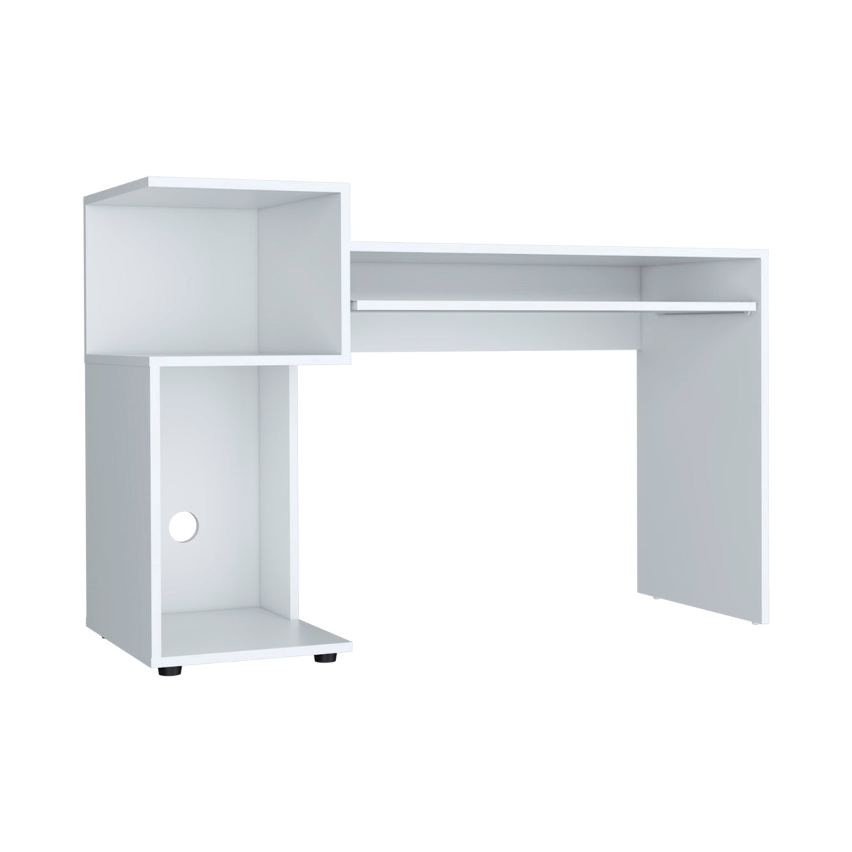 Combo Escritorio y Biblioteca Atlanter Rovere 120x81.5cm sin Cajones - ESCRITORIOS | Bylmo