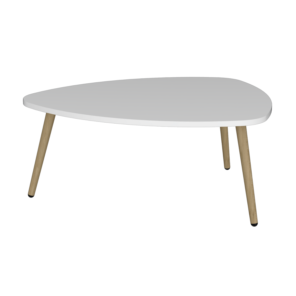 Mesa de Centro Narvik Blanco 74.1x31.5cm Rectangular y con Patas - MESAS DE CENTRO | Bylmo