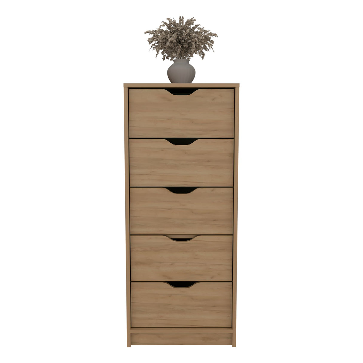 Cajonera Basilea Fresno Europeo 45x107.8cm con Cinco Cajones - CAJONERAS Y COMODAS | Bylmo
