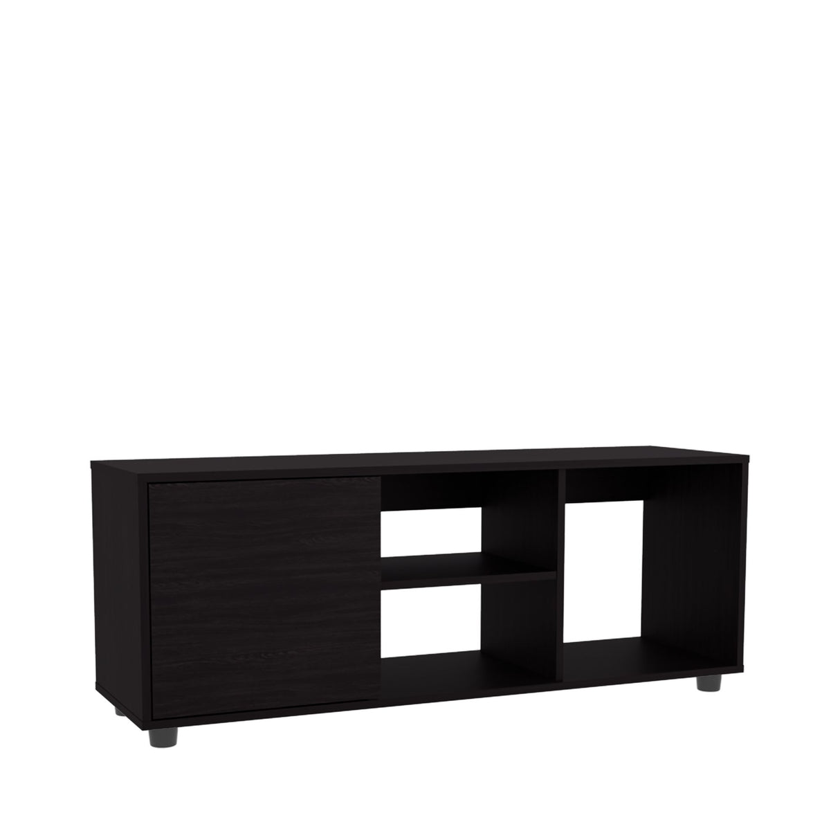 Rack de TV Adel Venecia Wengue 130.1x46.7cm Para TV Hasta 55 Pulgadas - MUEBLES DE TV | Bylmo