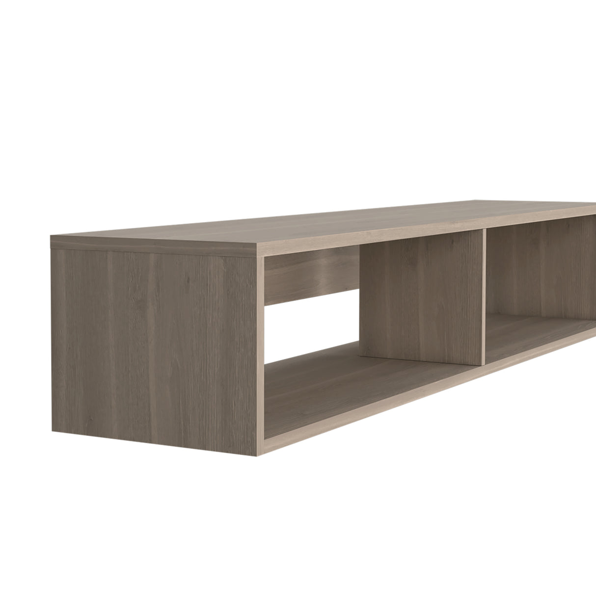 Rack de TV Flotante Bardolino 150x26.5cm Para TV Hasta 65 Pulgadas con Ranuras para Cables - MUEBLES DE TV | Bylmo